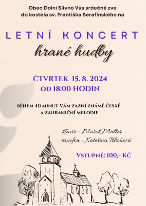 Letní koncert hrané hudby  1