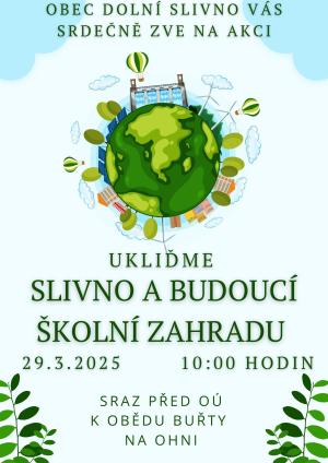 Ukliďme Slivno a budoucí školní zahradu 1