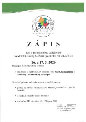 zápis